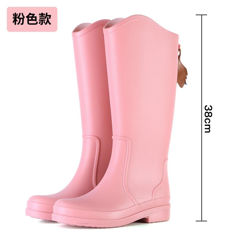 Women's Tall Rain Boots Kitchen Waterproof Non-slip Rain Boots Women Fashion Outdoor Work Boots Novo Em Botas Femininas 2024