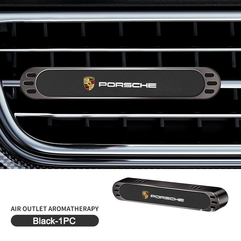 Car Air Outlet Aromatherapy Clip Solid Perfume Diffuser Air Freshener For Porsche Macan Panamera Cayenne Boxster Cayman 911 918DR9