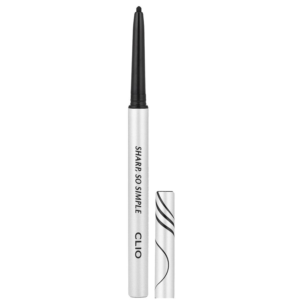 Clio Острый, Такой Простой Водостойкий Карандаш-подводка, 01 Черный, 0.14г (0,004 унции)
