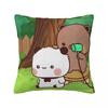Bubu & Dudu Swimming Pillow Cover Morden Pillow Case For Chair Sofa Home Decoration Cushion Cover Soft Graphic Pillowcases Gift
