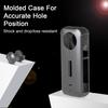 Silicone Protective Case Anti-drop Easy Installation with Anti-drop Lanyard Lens Cover for Insta 360 X3