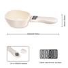 Electronic Measuring Tool Dog and Cat Feeding Bowl Measuring Spoon Pet Food Scale Digital Display Weighing Spoon Weight Volumn