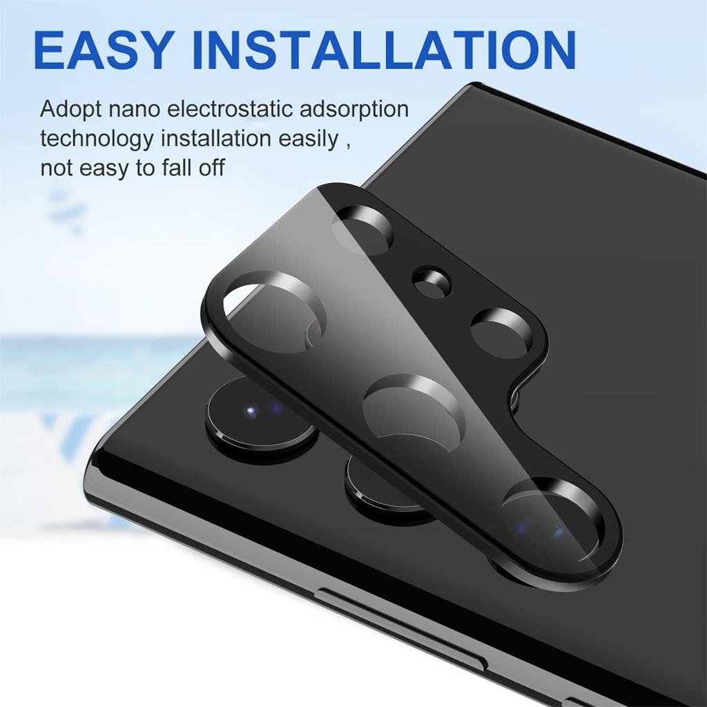 S23 Galaxy For Samsung Ultra Camera Lens Protector Tempered Glass Not Affect Flash Camera Lens Protector For Galaxy S23 Ultra 68 Inch