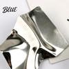 Comfortable Stud Earrings 1 Pair Geometric Irregular Design Metal Shape