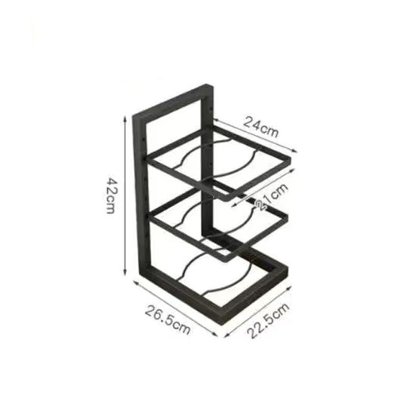 Регулируемая полка для кастрюль, органайзер, шкаф для хранения, кухонный органайзер, стойка для крышки кастрюли, держатели для посуды, домашнее хранение, кухонные аксессуары