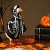 Desk Goose Outfits Mini Goose Hoodies 7-Inch Table Goose Skull Sweatshirts Halloween Seasonal Decoration