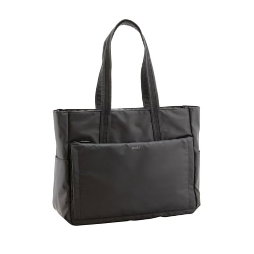 Pearl Flute X Anello Collaboration Tote Bag, Water-Repellent, #Black ANL-FLT2#B