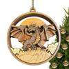 Рождественский ornament с животными 3D ornament с животными Декоративные ornaments Изысканное украшение с животными С животными темами