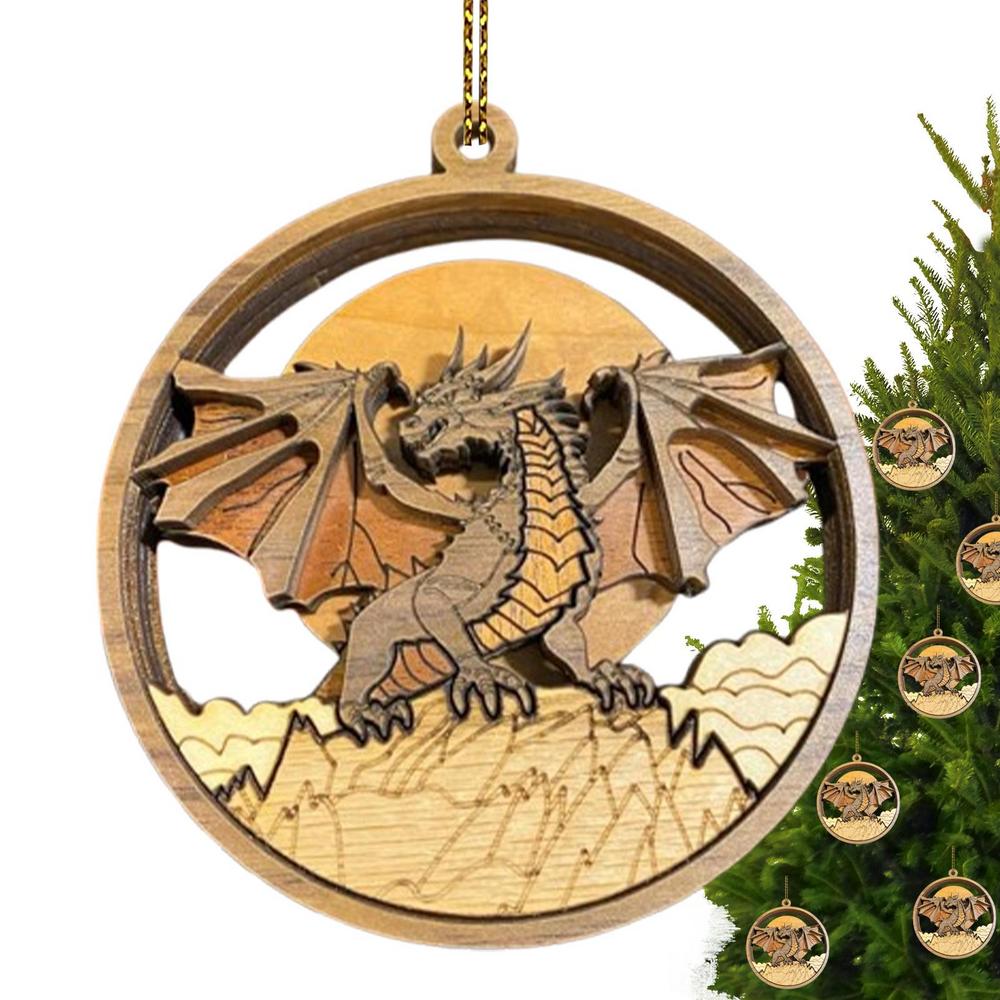 Рождественский ornament с животными 3D ornament с животными Декоративные ornaments Изысканное украшение с животными С животными темами