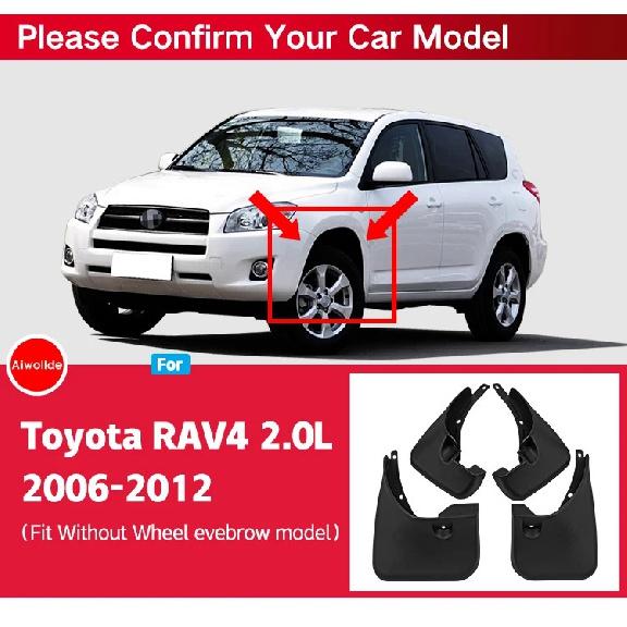 Автомобильные брызговики для Toyota RAV4 2006-2012 XA30, брызговики, передние и задние брызговики, автоаксессуары