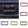 Halloween Horror License Plate Frame Universal Fit Simple Installation Weather-Proof License Plate