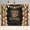 1 шт. Блестящий баннер-фон на 50-летие, подходит для празднования дня рождения, фестивальных собраний и в качестве реквизита для фотосъемки