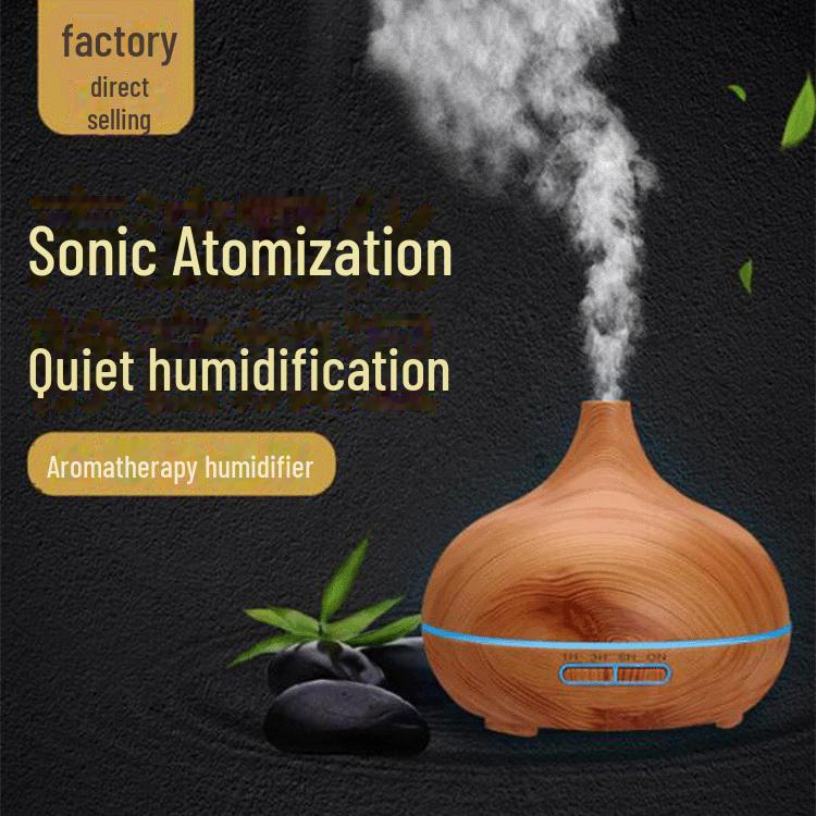 Ультразвуковой ароматерапевтический диффузор и увлажнитель воздуха MUJI объемом 500 мл с пультом дистанционного управления и лампой с эфирным маслом для дома или спальни.