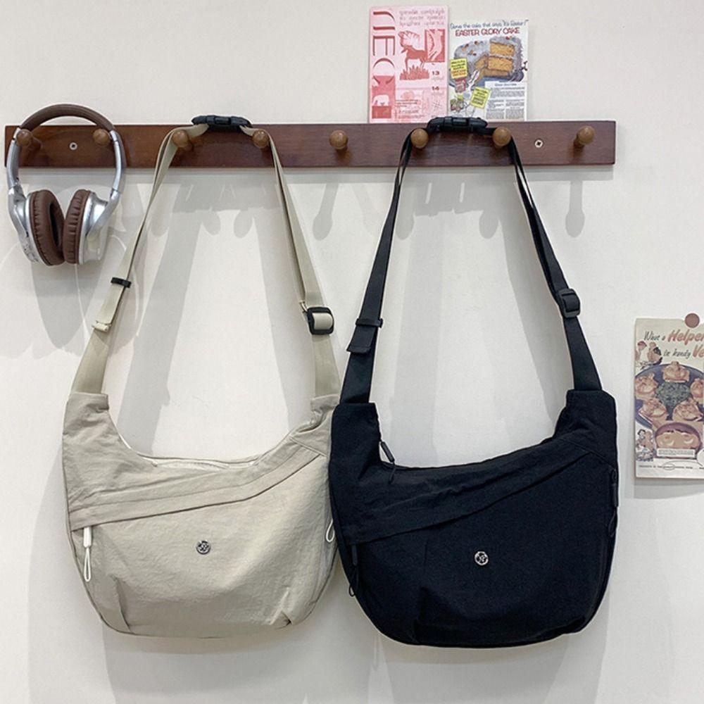 Canvas Nylon Crossbody Bag Korean Style Dumpling Bag Casual Oxford Cloth Shoulder Bag Travel