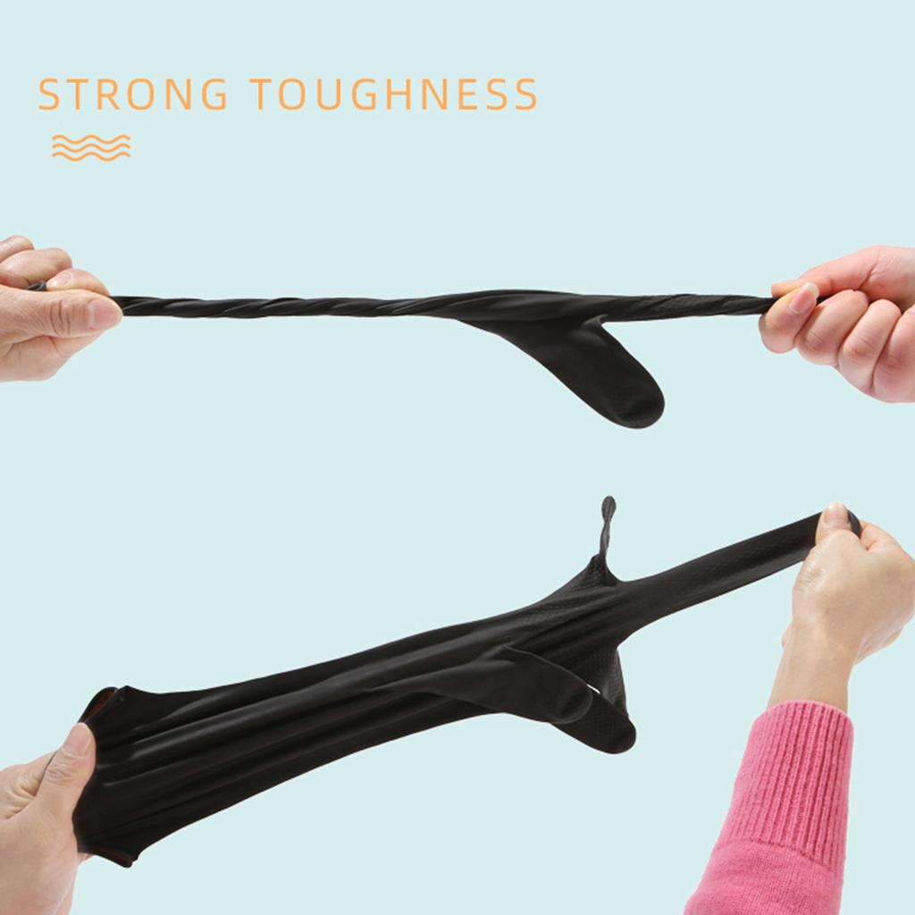 Сверхпрочные латексные перчатки, химически стойкие перчатки, безопасные рабочие перчатки, для уборки, защитные, водонепроницаемые, промышленные резиновые перчатки