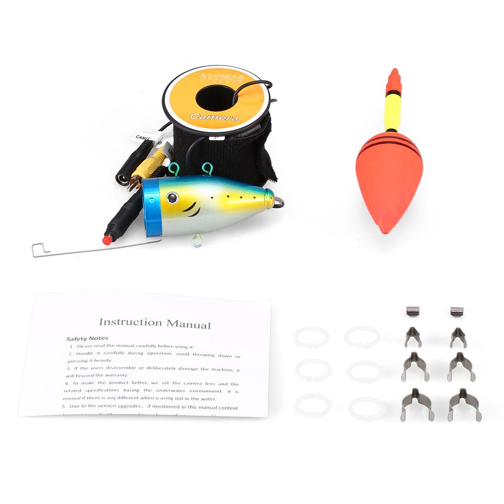 Камера для подводной рыбалки 1200TVL с 24 светодиодами. Ночное видение. Водонепроницаемая Лодка в Форме Рыбы Для подледной рыбалки