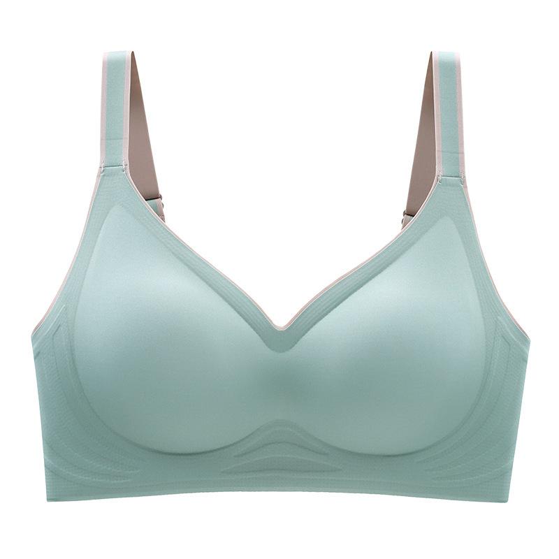 Новое сексуальное женское белье из латекса с градиентом, женский вегетарианский мышечный комплект без стального кольца, цельный спортивный жилет без шрамов, бюстгальтер