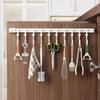 Strong Adhesive Sliding S Hook Non-Punching Kitchen Cabinet Door Rear Shovel Hanging Storage Hook Hanging Rack Storage Organizer