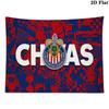 Chivas Guadalajara Logo Wall Tapestry Aesthetic Wall Hanging Printed Fabric Blanket Decorative Tapestries for Bedroom Living Room Home Decor