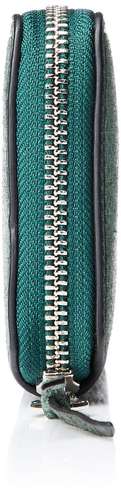 Soratina Babel Длинный кошелек на молнии с отделением для пропуска, Итальянская кожа, Зеленый