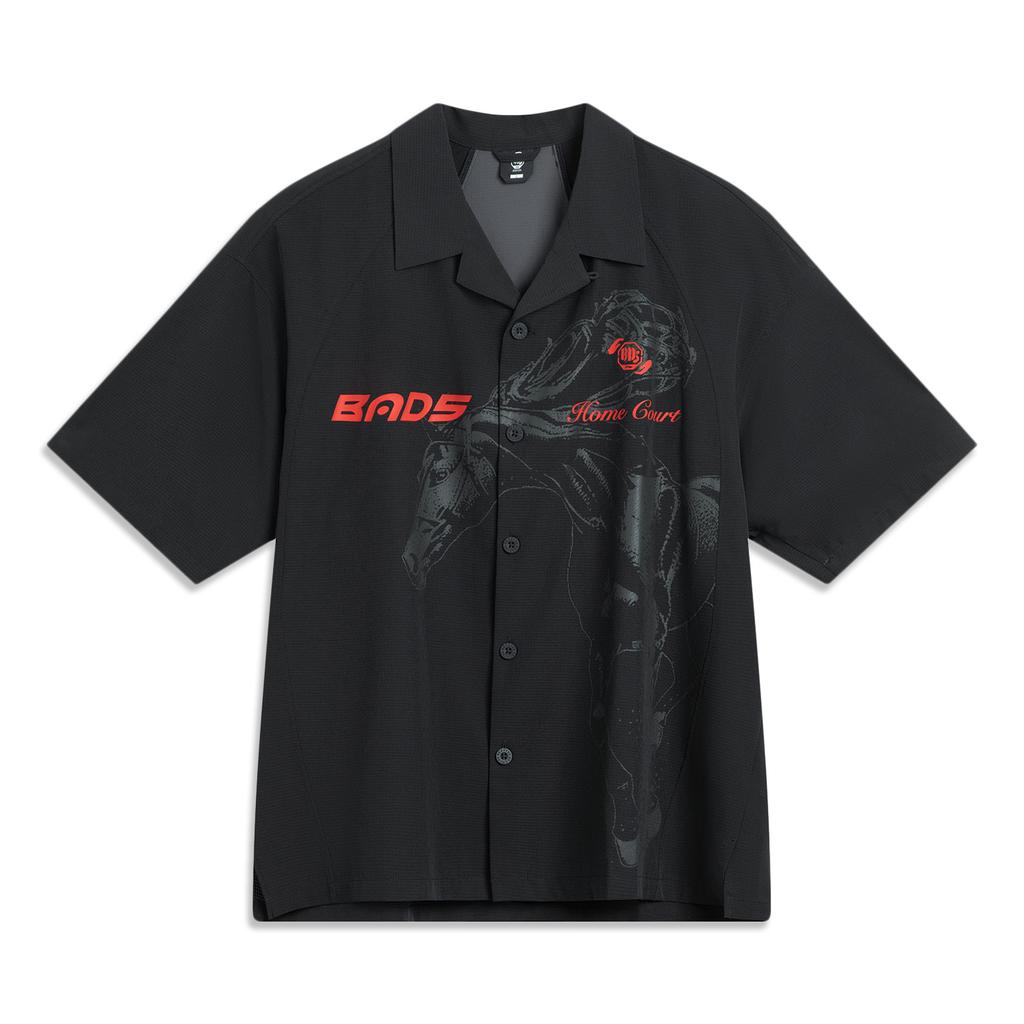 Li Ning Badfive Быстросохнущая Прохладная Удобная Влагоотводящая Свободная Модная Универсальная Повседневная Футболка с коротким рукавом с принтом букв Мужские футболки ASHV243-1