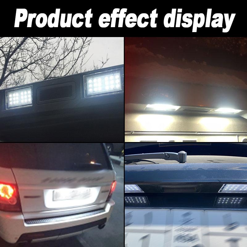 2 шт. Ярко-белый светодиодный фонарь номерного знака Для Land Rover Discovery 3 4 Freelander 2/LR2 L359 Range Rover Sport L320 L319