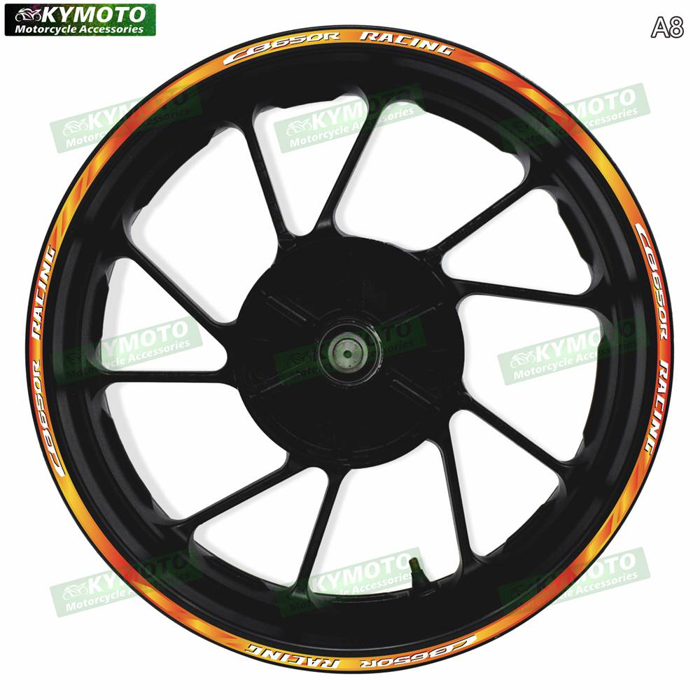 For Honda CB650R CB 650R motorcycle accessories 17-inch front and rear wheel gradient Reflective stickers fairings and wheel hub