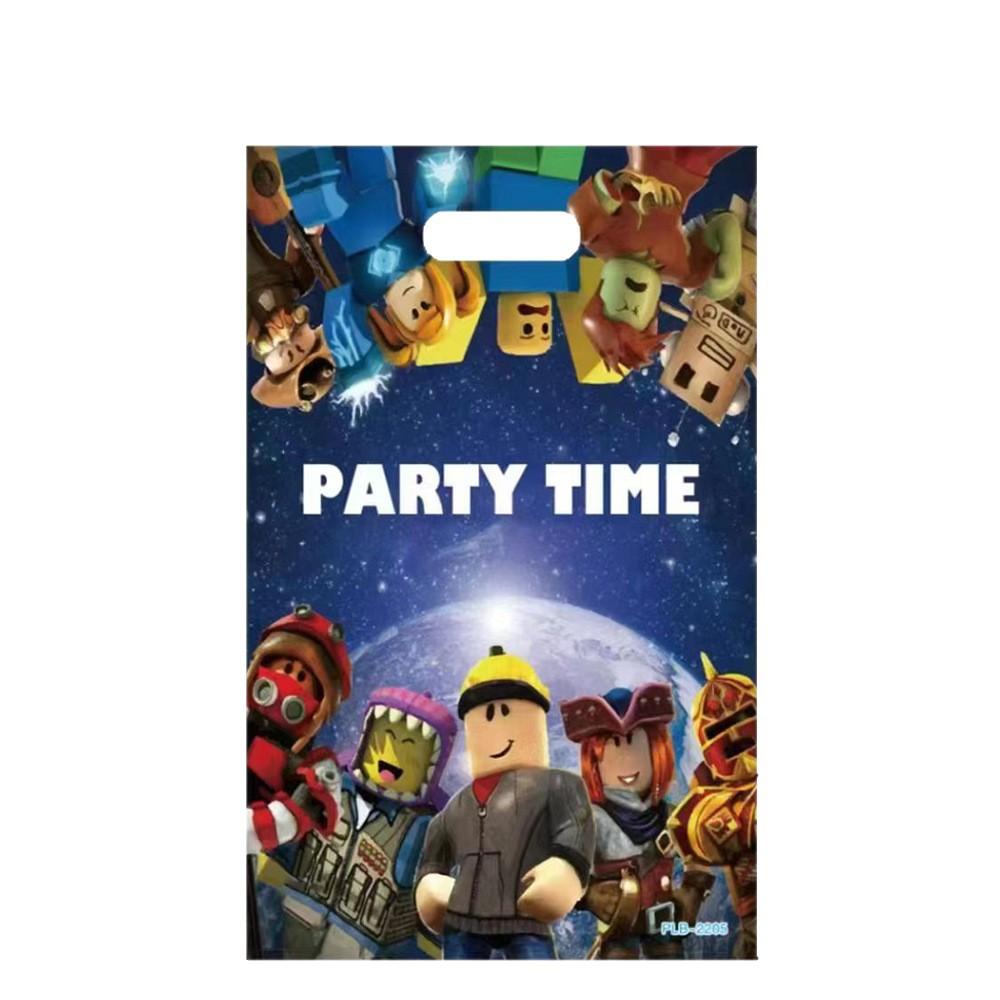 Roblox 99 Nights InThe Forest Cute Birthday Party Favors Gift Bag Cake Topper Cartoon Stickers Slap Bracelets School Prizes