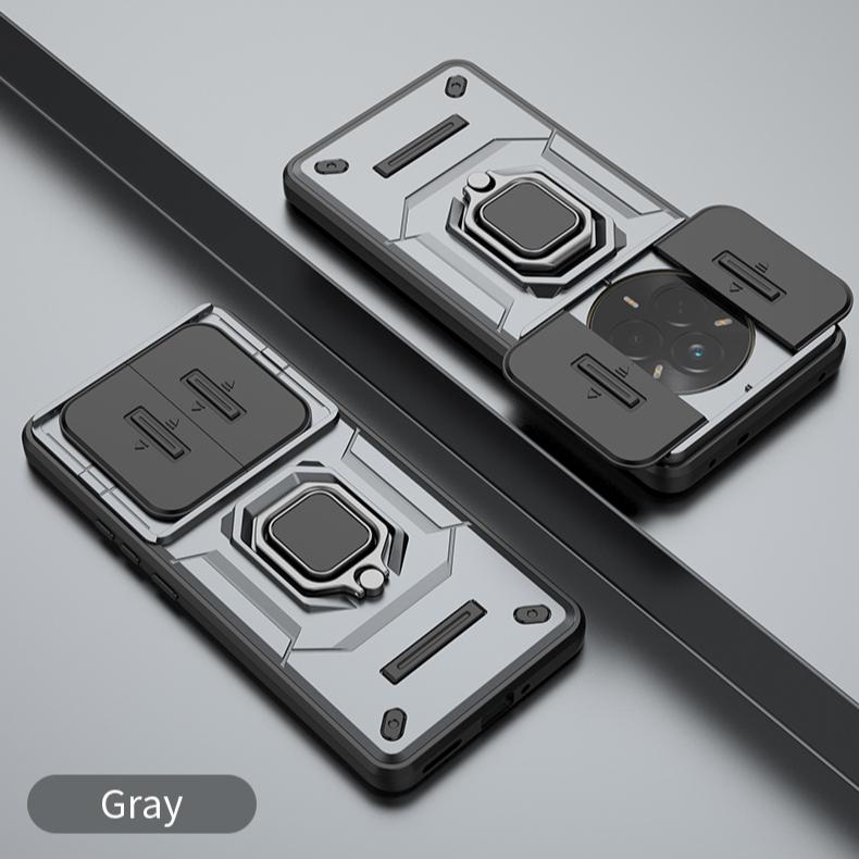 Armor Shockproof Case For Realme 14 Pro+ 5G Realme 13 Pro Plus Protective Cover Ring Magnetic Stand Holder Coque Fundas Capa