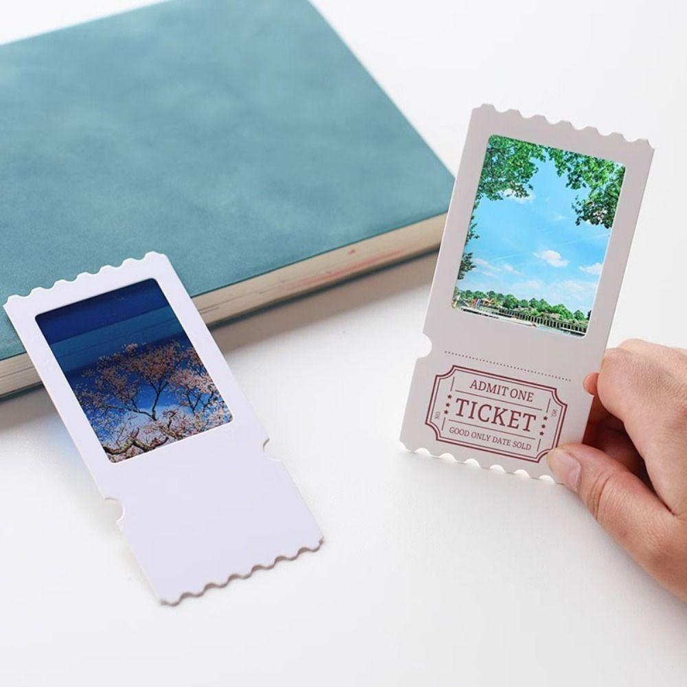 20 шт. Чистый пленочный билет Корешок Закладка Бумага Обратная пленка Закладка для фильма Творческие поделки