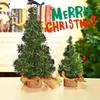 20cm/30cm Mini Green Christmas Tree DIY Decorative Tree Home Decoration Desktop Decoration