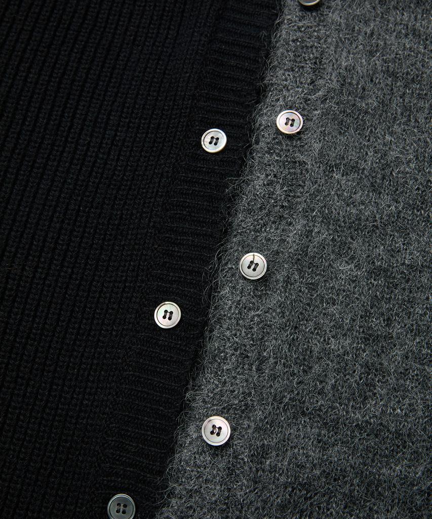 MMIC Overlap Cardigan (Black)