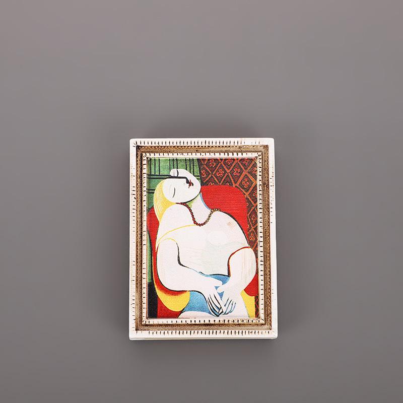 3D Полимерный Магнит на Холодильник: Знаменитая картина Ретро наклейка с персонажем