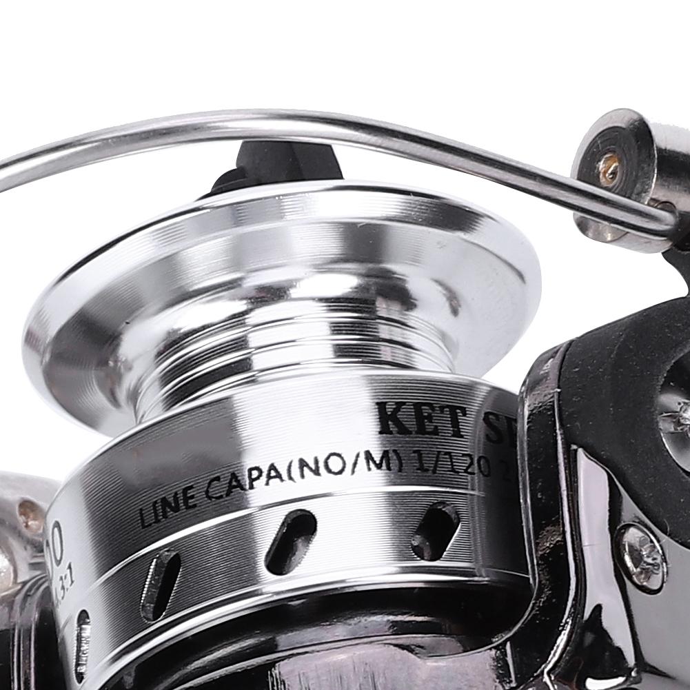 Portable All Metal Ice Fishing Waterproof Anti Rust Fish Lure Rod Wheel Reel Tackle with Small Handle