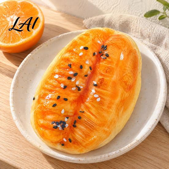 TPR Stress Balls Food Shape Squeeze Toy Cute Smiling Toast Relief Soft Shaped Relievers Slow Rebound Sensory Fidget Toy for Adults Anxiety