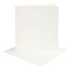 Cards and Envelopes - Creativ - Off-white - 4 Pieces - Sturdy Cardboard - Re-moistenable Envelope