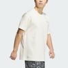 Adidas Футболка National Geographic AEROREADY Graphic Tee цвета слоновой кости для мужчин в уличном стиле IS9514