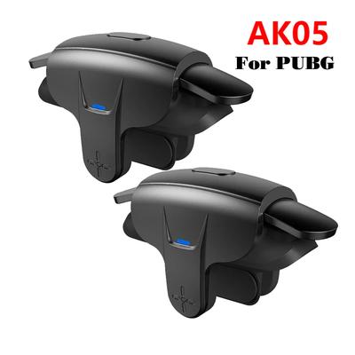 Игровой контроллер AK05 для мобильного телефона PUBG L1R1 Fire Aim Shoot Button Gamepad 6 Fingers Trigger Game Joystick для iPhone Samsung