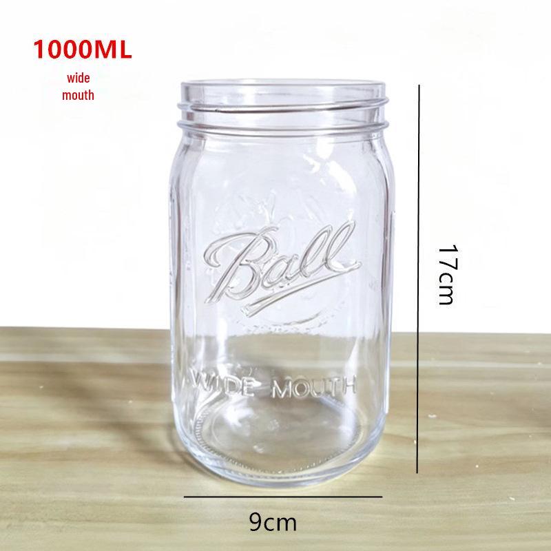 Seed Sprouting Glass Mason Jar with Stainless Steel Lid and Stand