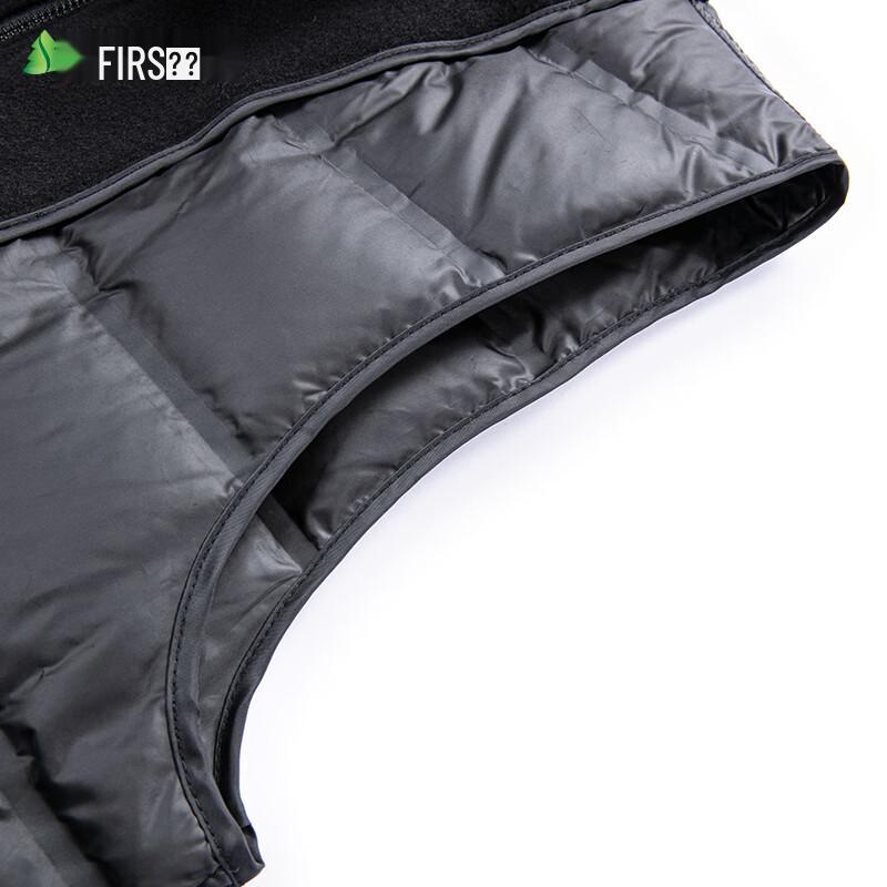 Мужское двустороннее пальто средней длины из смесовой шерсти Shanshan с подкладкой из 90% гусиного пуха