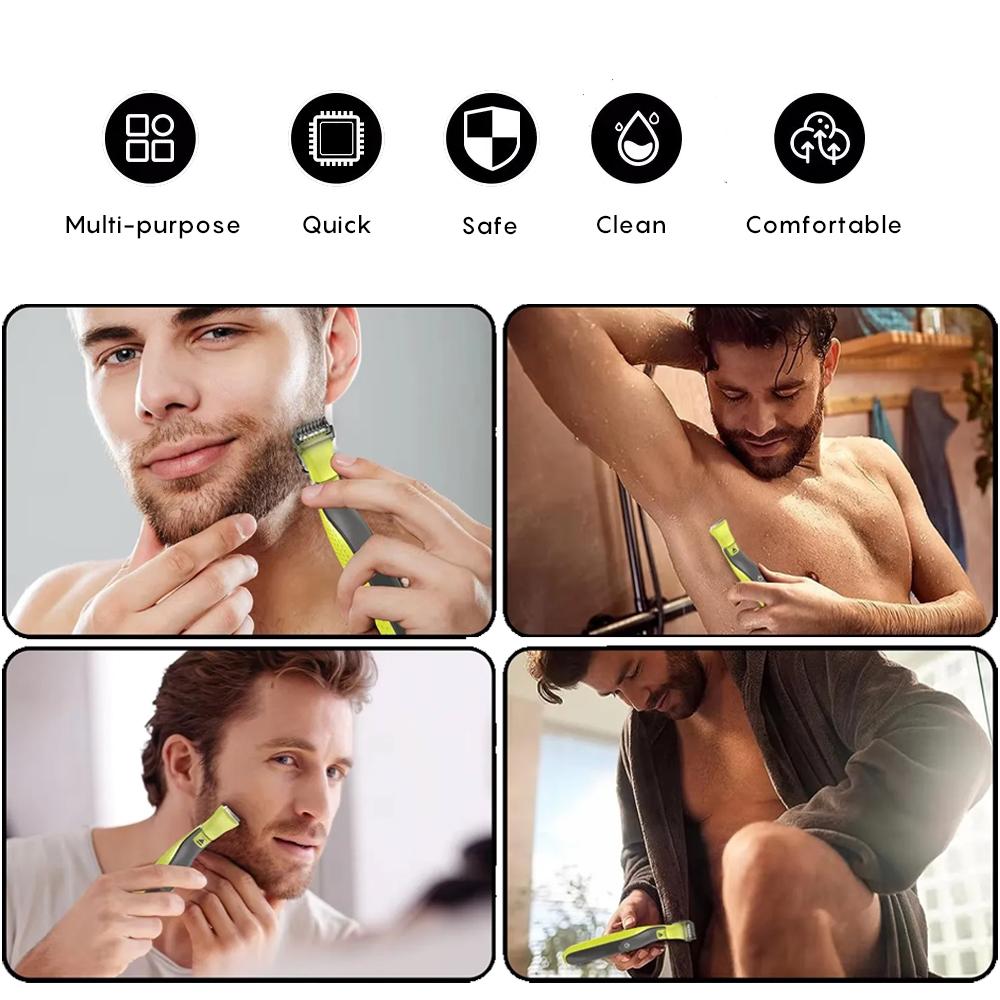 Adjustable Guards Comb Kit for Small T-Blade Razor OneBlade Nose Hair Trimmer for One Blade Electric Shaver QP2520