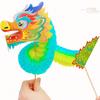 Nostalgia Children's Handmade DIY Creative Material Bag Puzzle Toys Chinese New Year Dragon Dance Paper Cutout Gift