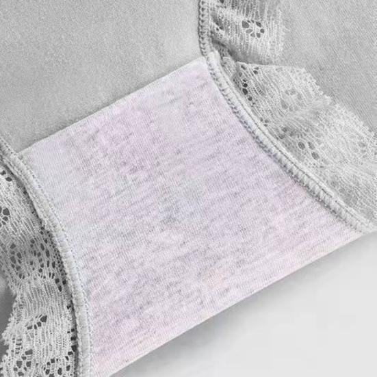 Интимные женские трусики, высокая эластичность, повседневная одежда, удобные кружевные трусики со средней талией, женская одежда