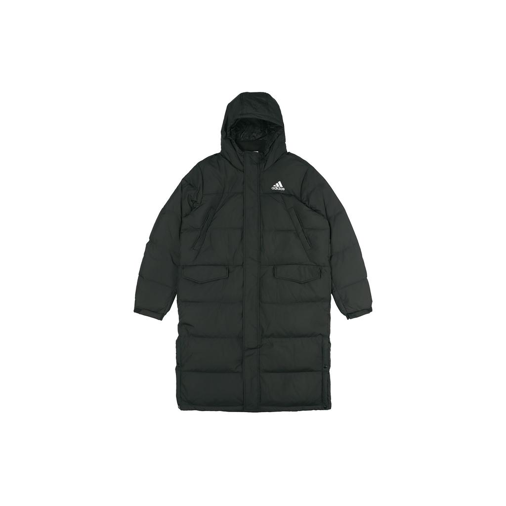 adidas Длинная пуховая куртка Зимняя Мужская Черная GK0664
