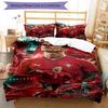 Ronaldo's Uefa Champions League Glory Bedding Set, Breathable Duvet Cover with Pillowcases, Soft Bed Linen for Bedroom Home Decoration, Perfect Festiv
