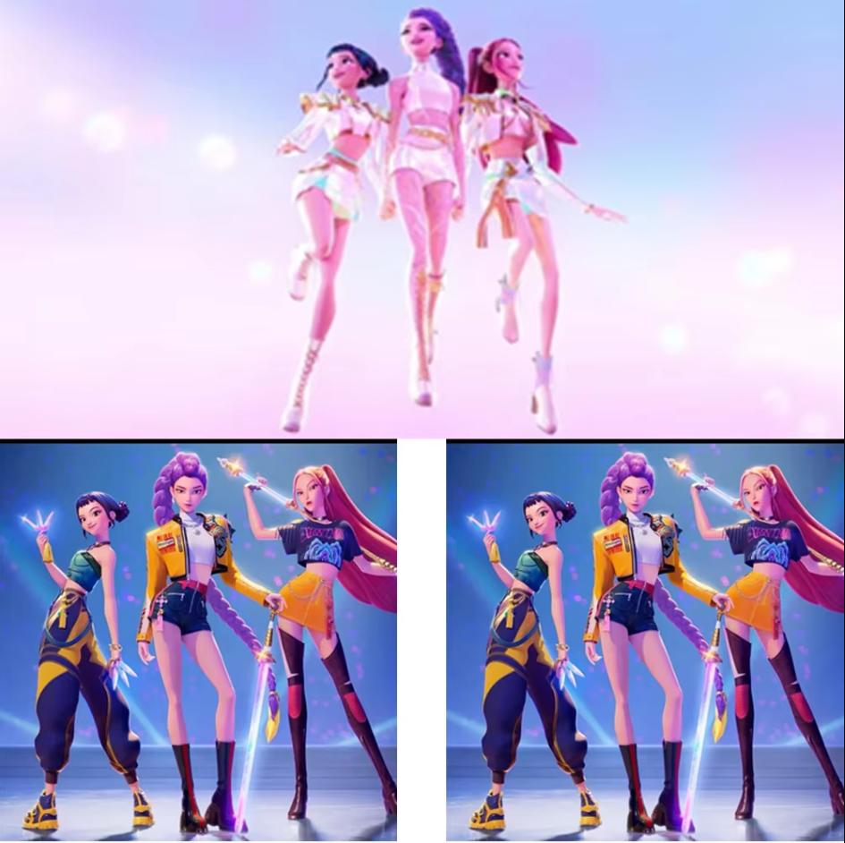 Высококачественная восстановленная кукла K-Pop Demon Hunters 30 см, аниме-кукла, виниловая игрушка Руми Мира Зои, подарок-сюрприз на день рождения для девочек