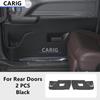For TOYOTA SIENNA 21-26 Leather Door Anti-kick Sticker Modified Carbon Fiber Pattern Interior Film Accessories Modification
