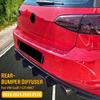 Автомобильный задний бампер диффузор задний фартук закрылки боковые сплиттеры для VW Golf 7 GTI MK7 2013-2016 задний спойлер губа