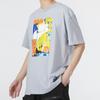 Nike Дышащая спортивная футболка со смайликом и баскетбольным принтом из мультфильма, мужские топы с короткими рукавами, волко-серый DQ1013-012