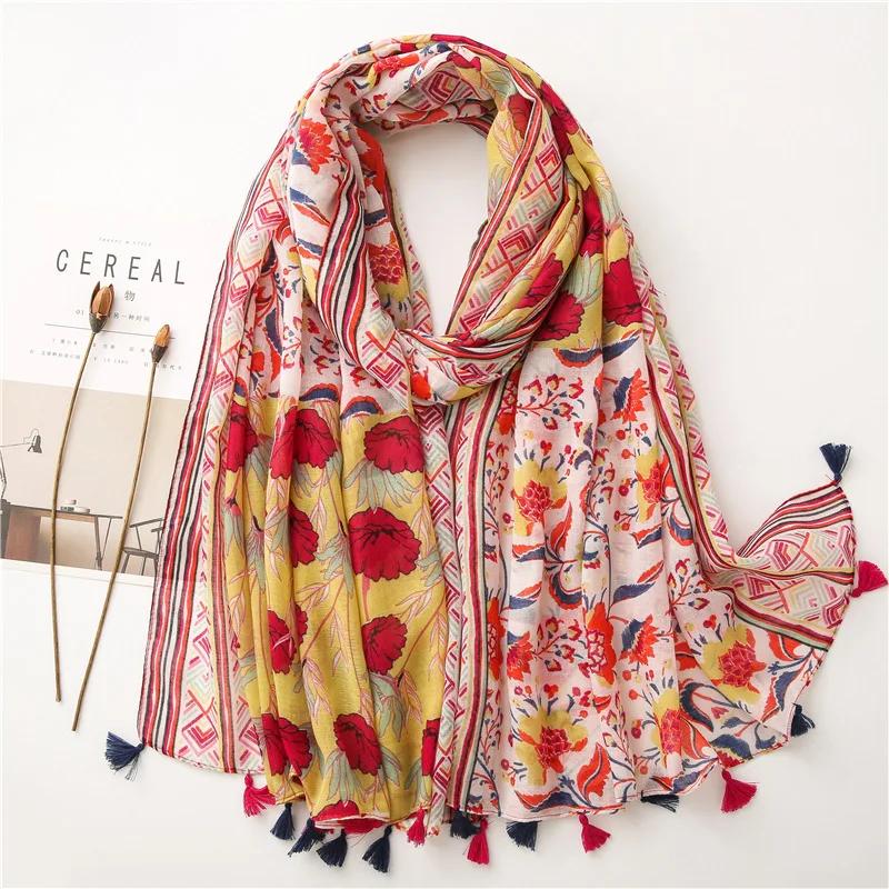 180*85cm Large Silk Satin Scarf Hijab Women Print Spring New Shawl Wrap Female Hand Foulard Pashmina Travel Echarpe NEW